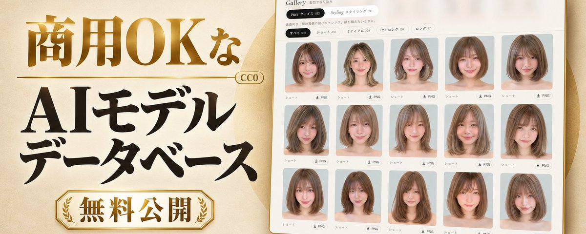 原作者发布的人像参考库封面,展示脸部素材网格